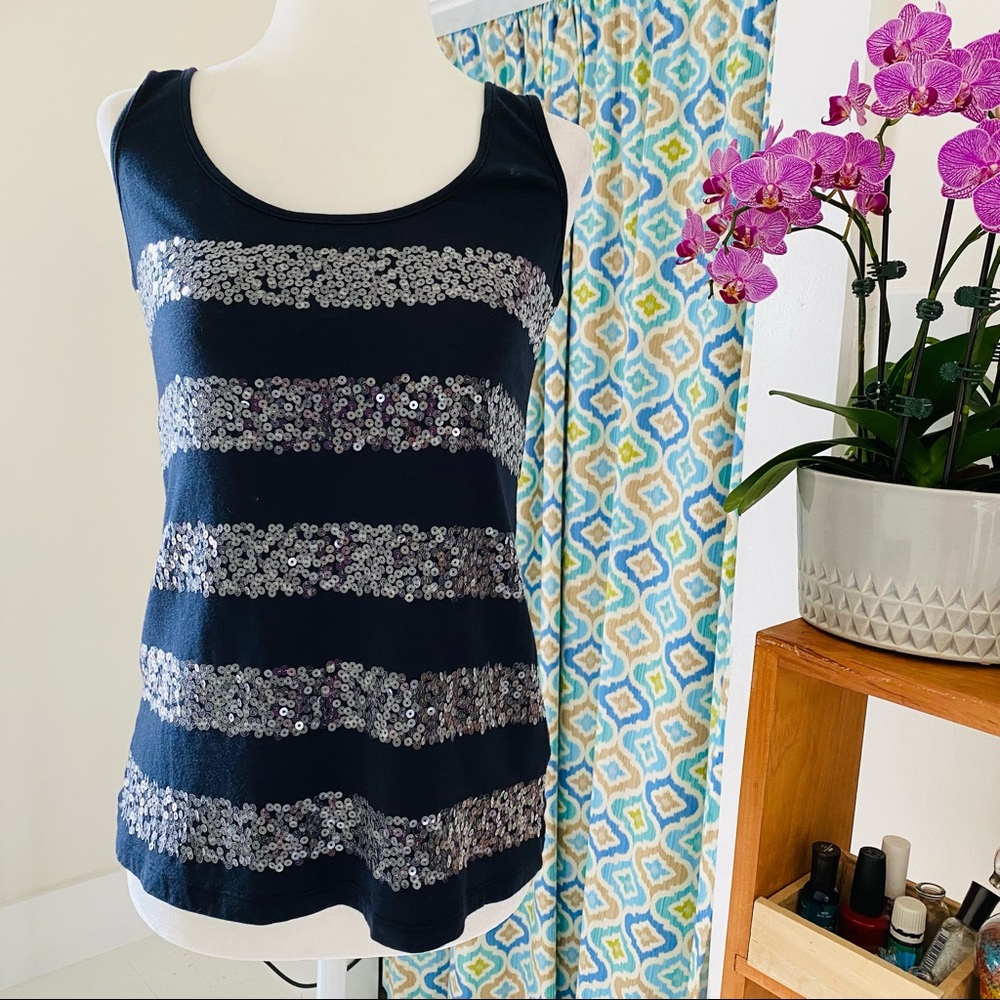 Banana Republic Sequin Tank Top (size S)